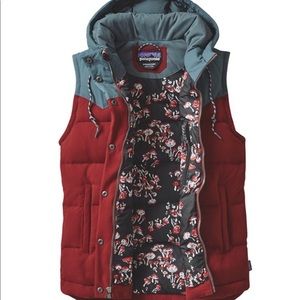 🍄 Patagonia Bivy Vest - Drum Red w/ Mushroom Liner